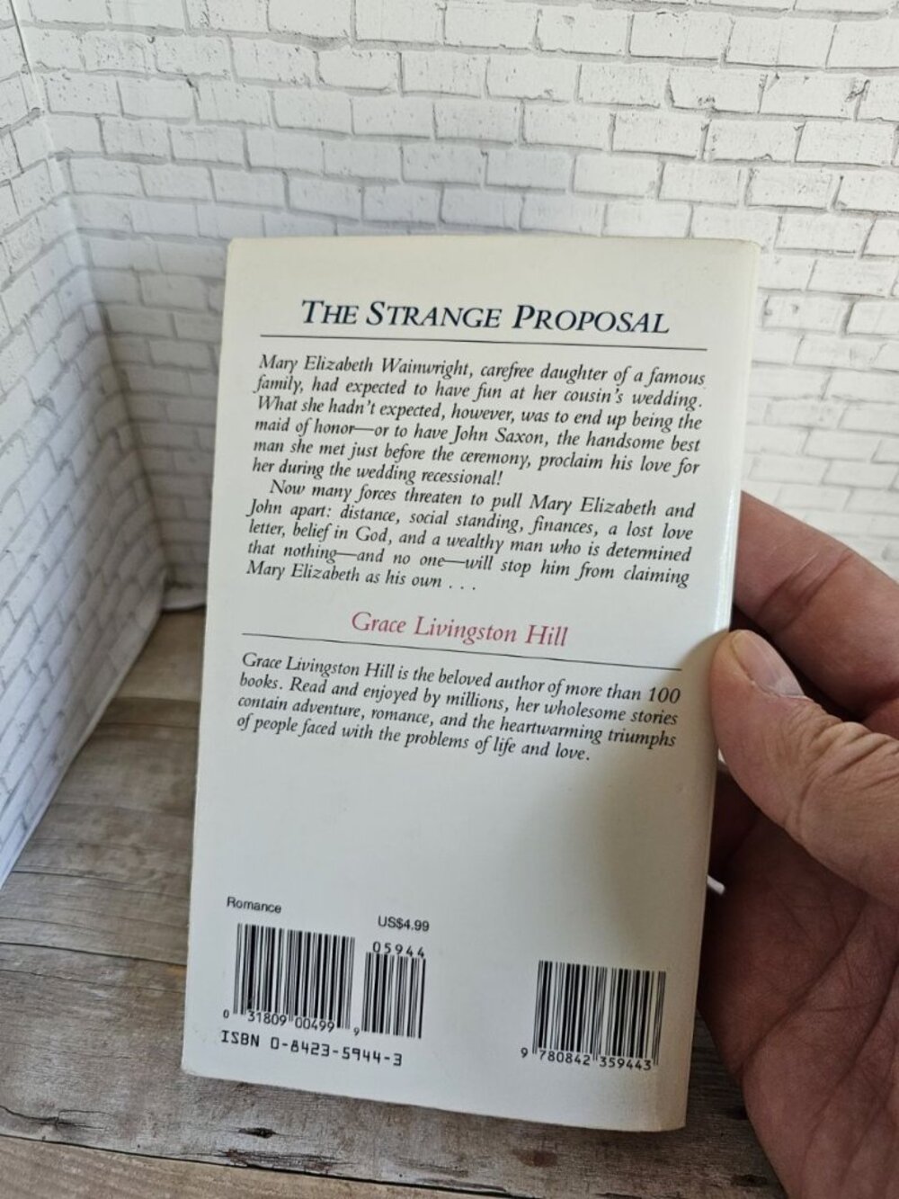 Grace Livingston Hill The Strange Proposal Vintage Christian Romance Paperback - Picture 3 of 5